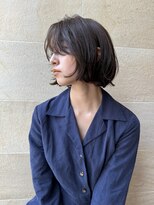 ◆ボブ/ミニボブ/地毛風/銀座/ニュアンスパーマ/癖毛風/顔周り