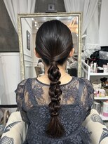 セット アンド バイ ルゥーダ 品川駅前店(SET and..by Rouxda.)&nbsp;ローポニーアレンジ