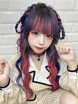 ドットハリス(.Hallis) インナーカラー/デザインカラー/犬耳ヘアメ/髪質改善