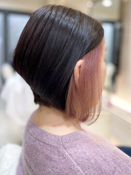 ザビー(THE B) 本八幡×ボブ×インナーカラー×ピンク