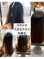 ダル 渋谷/表参道(DAL.)&nbsp;ワサワサ気になる/美髪/イメチェン/ワイドバング/ブルーブラック