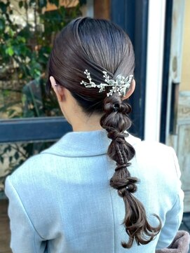 リコ 池袋東口店(Liko) 【Liko　池袋東口店】 編み下ろし ヘアセット ヘアアレンジ 20代