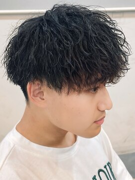 バース バイ ハピネス(BIRTH by happiness) 奈良men's縦落ちツイストスパイラルパーマ