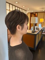 ユウヘアー 本山店(U Hair) ショート×ナチュラルベージュハイライトカラー♪