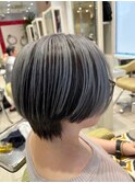 ミルクティーアッシュハイトーン透明感グレージュ