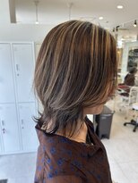 シャルムヘアー(charme hair) ☆夏にオススメ☆くびれレイヤー×ハイライトカラー