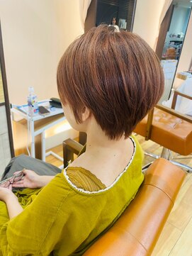 アビエクレール 河内花園(abije claire) まるみショート【河内花園/髪質改善/白髪ぼかし】