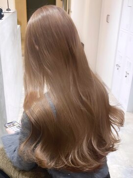 ニトバイアンキシム(nit by ahnkism) 外国人風ミルクティーベージュケアブリーチ堀江