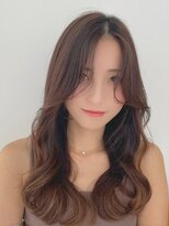 ニクスフリー(nix free)&nbsp;ブリーチなし夏色カラーオリーブカラーロングレイヤー