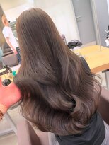 ホロ 渋谷(hollo)&nbsp;ミルクティーブリーチなしカラーブラウンカラーオリーブベージュ