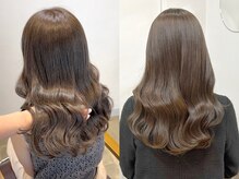 赤みを抑えて柔らかく透ける''オリーブベージュ''