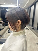 メモリーズ 表参道(Memories)&nbsp;大人可愛い骨格診断ショートボブ20代30代40代50代60代前髪あり