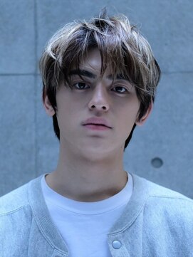 ヘアーサロン フォーメン イデア(hair salon for Men idea) ハイライトカラー ブリーチ マッシュショート 20代 眉毛【札幌】