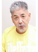 ベリーショートアップバングスパイラルパーマツーブロック理容室