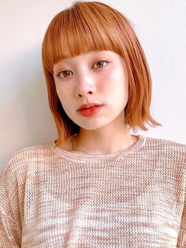 セイドット リー(Say. Ree) Say.外ハネボブヘーゼルグレージュアッシュブロンド表参道青山