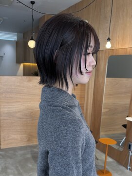 パークホワイト 代官山(PARK White) ボブウルフハッシュカットショートウルフボブ小顔カット