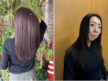 シンラヘアー(SINRAhair)の写真/【ご新規様撮影モデル】ネオメテオストレート+メテオカラー+カット￥9,500