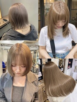 リベルテ(Liberte)の写真/日常に溶け込む透明感。ケアブリーチで創る「褒められ髪」全てのブリーチメニューにケアブリーチ使用☆