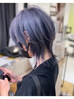 アース 調布店(HAIR & MAKE EARTH)&nbsp;中性ウルフxブルーバイオレット