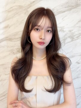 ロンド フィーユ(Lond fille) ☆グレーブラウン/ミディアムレイヤーカット/ダークアッシュ