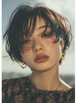 バイエイト(X8) ショートヘアレイヤーボブウルフパーマ