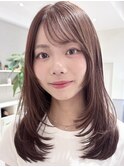 髪質改善パーマ透明感カラーダブルカラーブリーチ