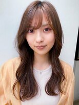 メラク バイ コア(Merak by CoRe.gn) ナチュラルブラウンブリーチなし透明感ロングレイヤー夏カラー