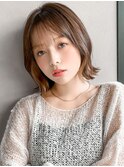 ダークパープルくせ毛風カールミルクブラウン夏大人可愛い