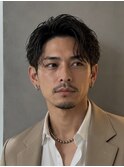 ゆるセンターパートパーマ