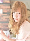 【K-two心斎橋】やわらかふわっとセミディ～面長補正で小顔～