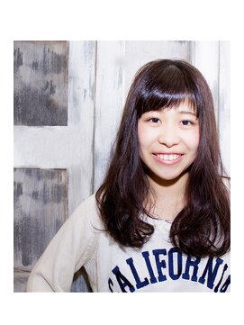 アプラススタイル(A+ STYLE) 「斜めショートバング」×「伸ばし途中ロングヘア」