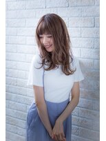 ヘアーアートシフォン 池袋西口店(Hair art chiffon)&nbsp;デザインカラー丸みショート無造作カールボブディイルミナカラー