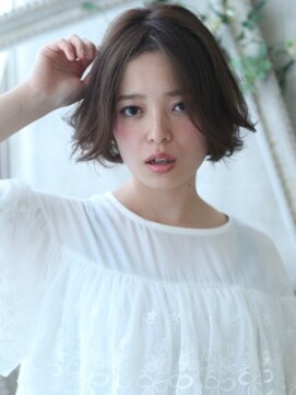 エマージュ 池袋東口店(Emerge) 甘カラ愛されショートx大人可愛い【ブラウンベージュ】【池袋