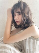 エース (ACE) ACE 横浜　3Dハイライトカラーグレージュ色っぽラフカールボブ