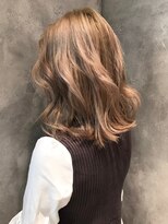 アイティー バイ アルバム 浦和店(IT by ALBUM)&nbsp;ハイトーンベージュ_ココアブラウンフリンジウェーブ_ba272751