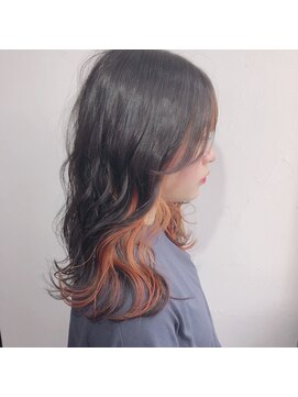 エスト(est) インナーカラー コリアンオレンジ