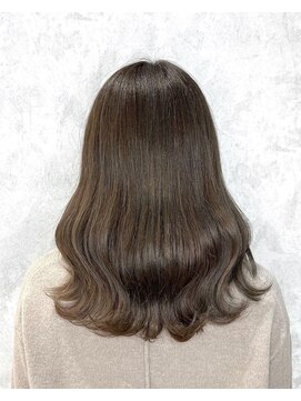 デミヘアー(Demi hair) オリーブベージュカラー×ゆるふわウェーブ