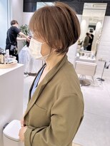 ステア ケース(stair case)&nbsp;大人かわいい丸みくびれショートボブ耳かけ小顔ショート