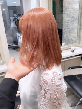 グロウ 上野御徒町(grow) ブリーチ２回/ペールオレンジ/ハイトーンベージュ/pixyyyyyy297