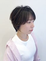 ヘアアンドメイク ニューヨーク ニューヨーク 長岡天神店(Hair&Make NYNY) 顔まわりの毛流れが人気！【立体感前下がりショート】