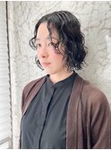 ニュアンス感のあるボブパーマ