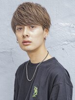 小久保style☆波巻きハイライト束感ツーブロックマッシュパーマ