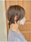 ゆとりショートくびれショートハンサムショートボブ丸みショート