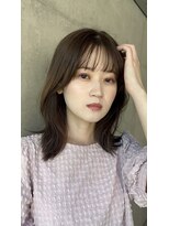 アメリ バイ アピッシュ(Amelie by apish) くびれミディアムパーマ/韓国風くびれパーマ