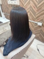 ヘアメイクゼロ 坂戸駅前店(hairmake zero) 【ナチュラルなストレート】oggiotto酸熱トリートメント