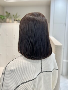 シュク 高円寺(SYUK) 加藤【高円寺 中野】内巻き/結べるボブ/マロンブラウン