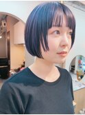 地毛風カラー/ナチュラルレイヤーカット/ショートボブ[船橋]