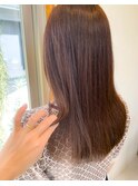 ブラウンヘア【サロン　オプティクス】
