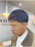 men'sショート×ネイビーカラー♪