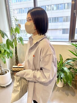 クリック(Click) ボブ/地毛風縮毛矯正